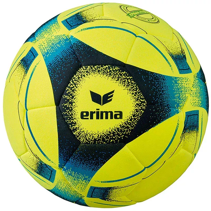 Erima hybrid indoor filz hallenball yellow blue black gr 5 jpg